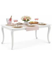 Biały stół z połyskiem – Ekkle w sklepie Edinos.pl