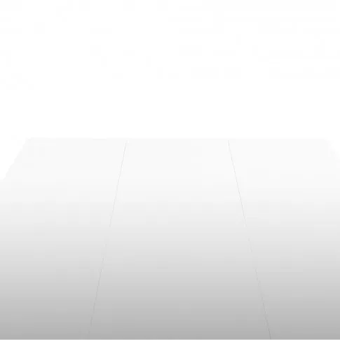 Biały blat z połyskującego materiału stołu Emilly