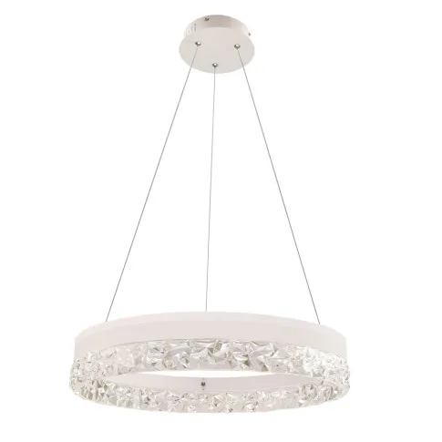 kryształowa biała lampa Lutoni M099