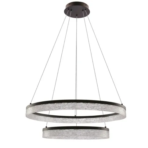 czarna lampa wiszaca podwojna M100