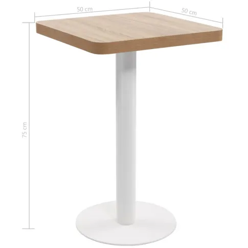 Wymiary drewnianego stolika Sendox 3X