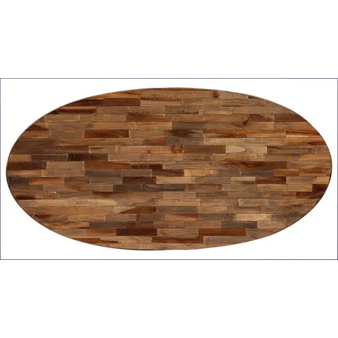 Owalny blat ławy Scardif