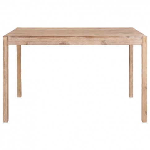 Brązowy stół z drewna akacjowego Varen z przodu