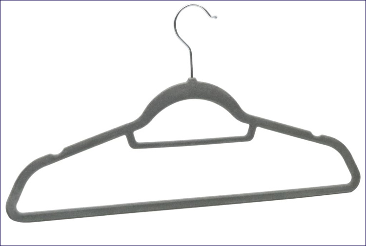 zestaw szarych wieszaków Telafo 4X