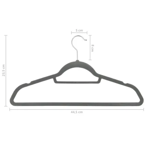 Wymiary kompletu 50 szt.wieszaków Geruli 4X