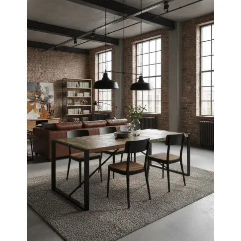 Fotografia Wielokolorowy stół 100x220 - Fulo 6X z kategorii Stoły