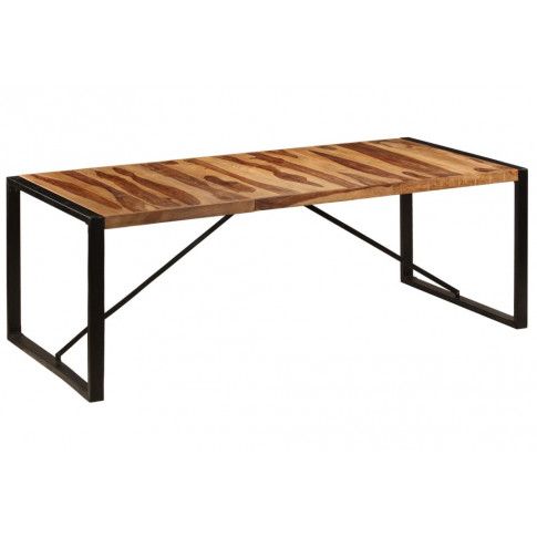Brązowy stół Veriz 7X z drewna sheesham 