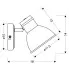 wymiary lampy  M106 Ortalis