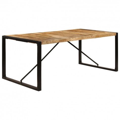 Szczegółowe zdjęcie nr 11 produktu Industrialny stół drewniany 100x200 – Veriz 5X
