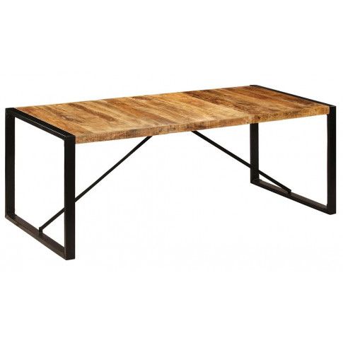 Szczegółowe zdjęcie nr 5 produktu Industrialny stół drewniany 100x200 – Veriz 5X