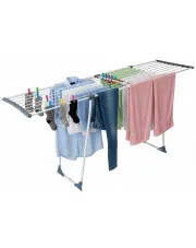 Teleskopowa szara suszarka do ubrań - Mingo w sklepie Edinos.pl