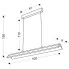 wymiary stylowej lampy M126