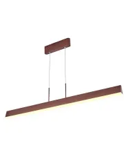 Brązowa wisząca lampa nad wyspę - M125-Gadi w sklepie Edinos.pl