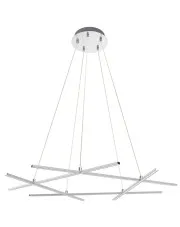 Ledowa nowoczesna lampa wisząca na linkach - M122-Fogo w sklepie Edinos.pl