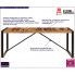 Fotografia Industrialny stół z sheesham 100x200 - Veriz 6X  z kategorii Stoły drewniane