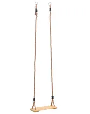 Huśtawka sosnowa z litego drewna 200 cm - Wingo w sklepie Edinos.pl