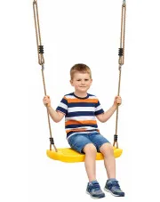 Żółta huśtawka ogrodowa dla dzieci - Izola w sklepie Edinos.pl