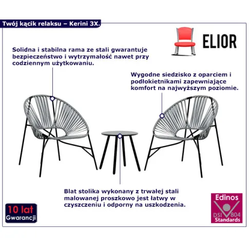 infografika szarego zestawu Kerini 3x