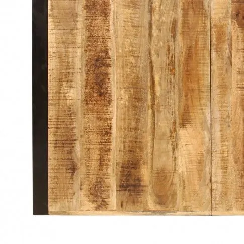 Szczegółowe zdjęcie nr 7 produktu Industrialny stół z drewna mango 90x180 - Veriz 4X  