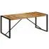Industrialny stół z drewna mango 90x180 - Veriz 4X  