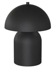 Czarna nowoczesna lampka nocna w kształcie grzybka - M127-Gozil w sklepie Edinos.pl