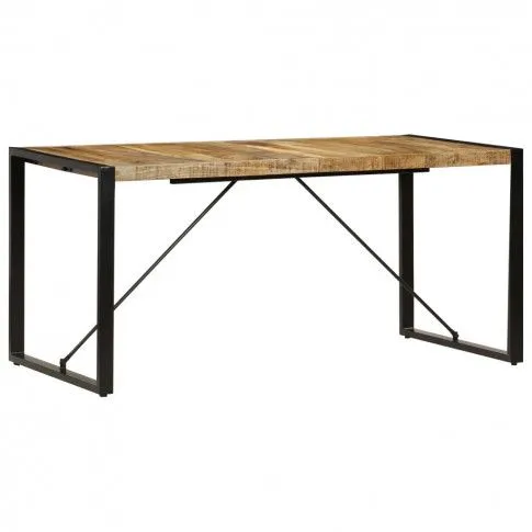 Stół ponadczasowy, drewniany Veriz 3X przedstawiony w pozycji bocznej