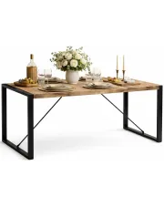 Industrialny stół z drewna 80x160 – Fulo 3X w sklepie Edinos.pl