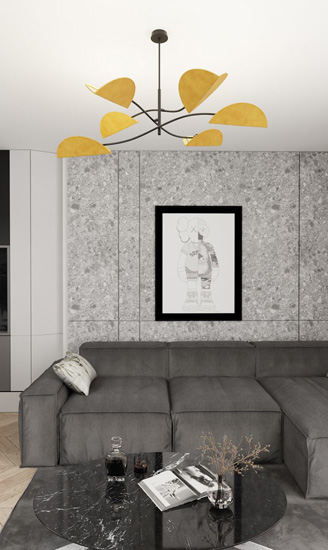 stylowa lampa wiszaca M130 fotus