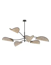Brązowa lampa wisząca w nowoczesnym stylu - M131-Fotus w sklepie Edinos.pl