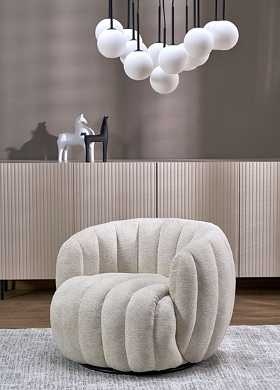 Wizualizacja fotela kremowego Ohra