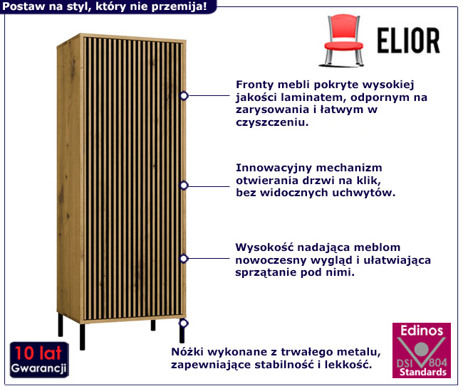 Komoda na nóżkach Iren 6X