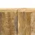 Bogata struktura drewna stołu Veriz 2X utrzymana w brązowym kolorze