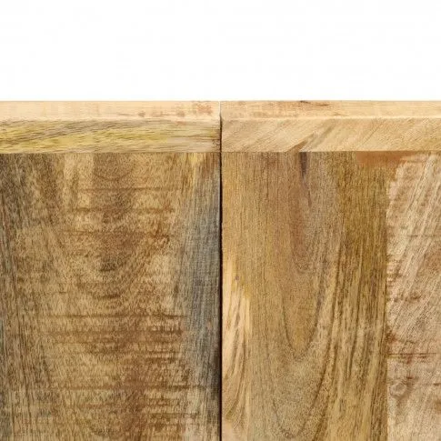 Bogata struktura drewna stołu Veriz 2X utrzymana w brązowym kolorze