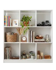 Otwarty regał z półkami w stylu skandynawskim - Rever w sklepie Edinos.pl