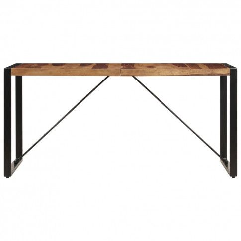 Zdjęcie industrialny stół z drewna sheesham Veriz 3X - sklep Edinos.pl