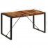 Szczegółowe zdjęcie nr 10 produktu Brązowy stół z drewna sheesham 70x140 – Veriz 3X