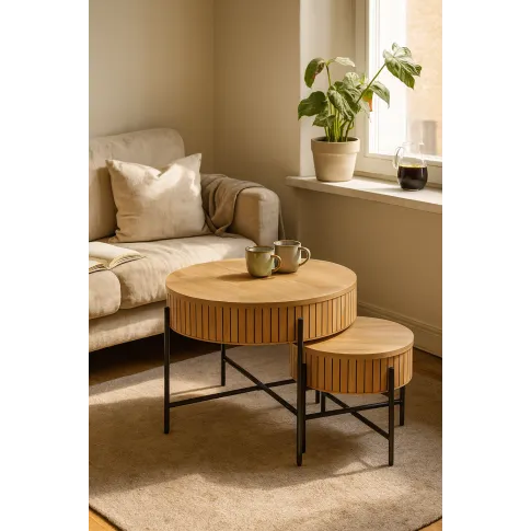 Zestaw nowoczesnych stolików kawowych   Bristox