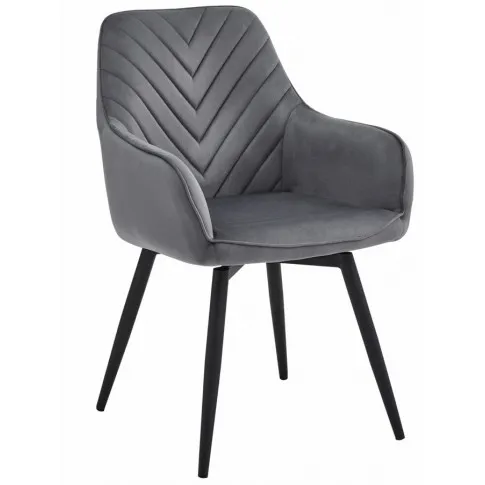 szare stylowe krzesło Ebon