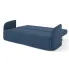 Rozkładana granatowa sofa Legroc 3X