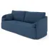 Sofa granatowa  z pojemnikiem Legroc 3X