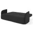 Czarna rozkładana sofa Legroc
