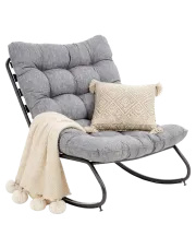 Nowoczesny fotel bujany - Ellen w sklepie Edinos.pl