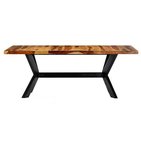 Szczegółowe zdjęcie nr 5 produktu Industrialny stół drewniany palisander Armur 3V