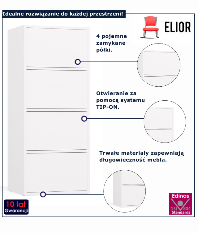 otwierana szafka Duka