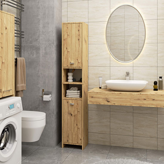 Prezentacja regału Zimos dąb artisan