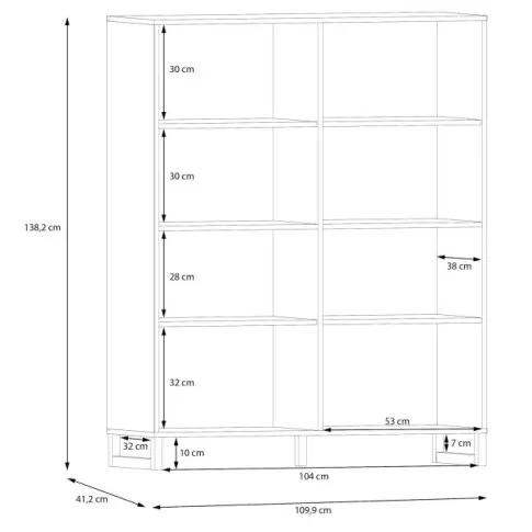 wymiay komody Kasmen 5X
