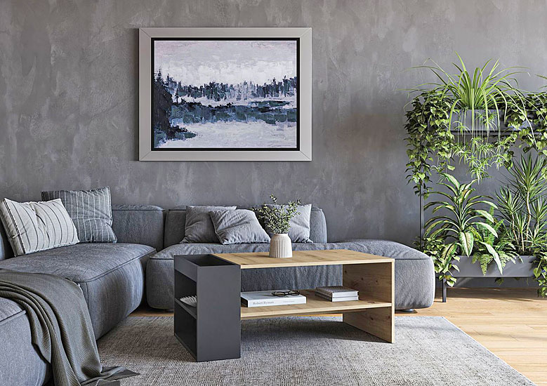 Wizualizacja ławy kawowej Nespirja