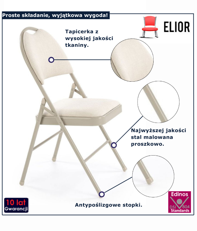 Krzesło składane Rutt