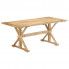 Szczegółowe zdjęcie nr 11 produktu Stół z drewna Wadas 3X – jasnobrązowy 