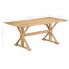 Szczegółowe zdjęcie nr 10 produktu Stół z drewna Wadas 3X – jasnobrązowy 